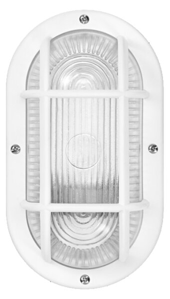 Osram - Vonkajšie nástenné svietidlo BULKHEAD 1xE27/10W/230V IP54 biele