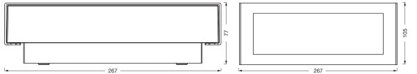 Osram - Vonkajšie nástenné svietidlo ENDURA STYLE LED/10W/230V IP54 antracit