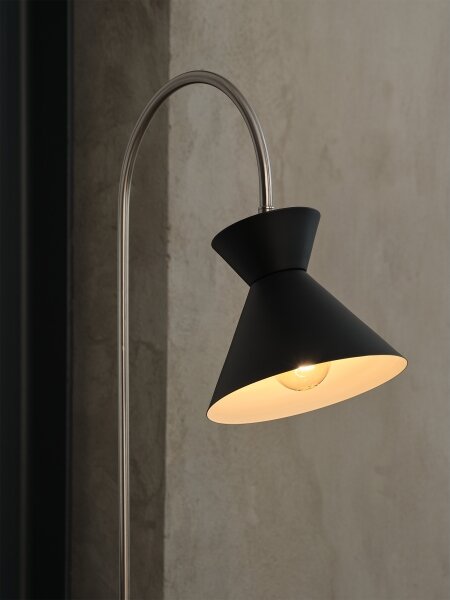 Osram - Stojacia lampa DECOR WAIST 1xE27/40W/230V čierna
