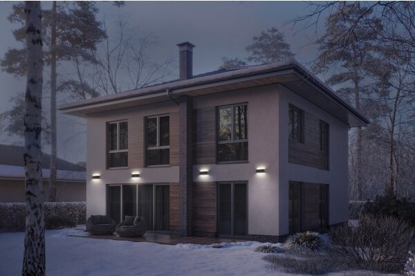 Osram - Solárne nástenné svietidlo ENDURA STYLE LED/7,1W/4,2V 2000 mAh IP44 antracit