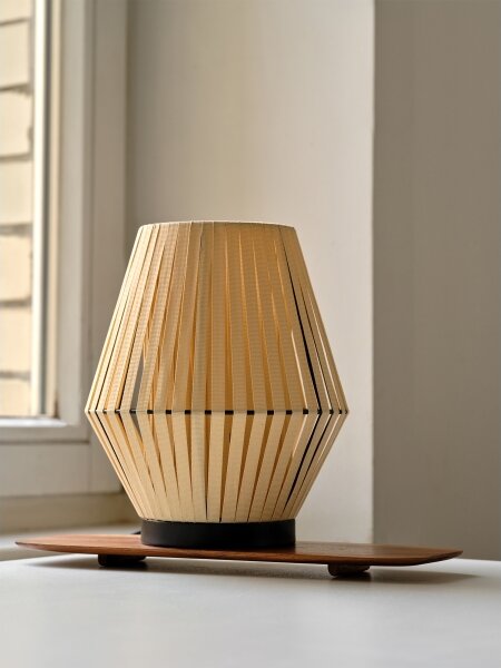 Osram - Stolná lampa DECOR STRIPES 1xE14/5W/230V béžová