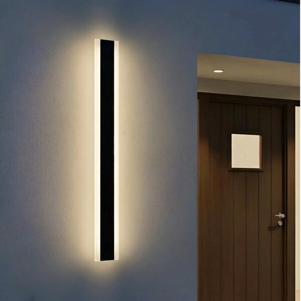 LED Vonkajšie nástenné svietidlo MIRANA S LED/25W/230V 4000K IP44 120 cm čierne