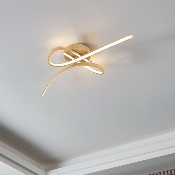Eglo 901103 - LED stropné svietidlo SELVINA LED/20,5W/230V hnedé