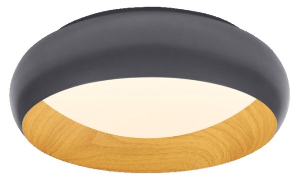 Osram-LED stmievateľné stropné svietidlo ORBIS LIVIA LED/16W/230V priemer 30 cm antracit/hnedá
