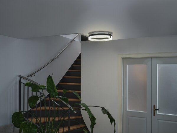Osram - LED stropné svietidlo DECOR CIRCLE LED/25W/230V pr. 40 cm čierna/biela