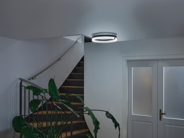 Osram - LED stropné svietidlo DECOR CIRCLE LED/25W/230V pr. 40 cm čierna/biela