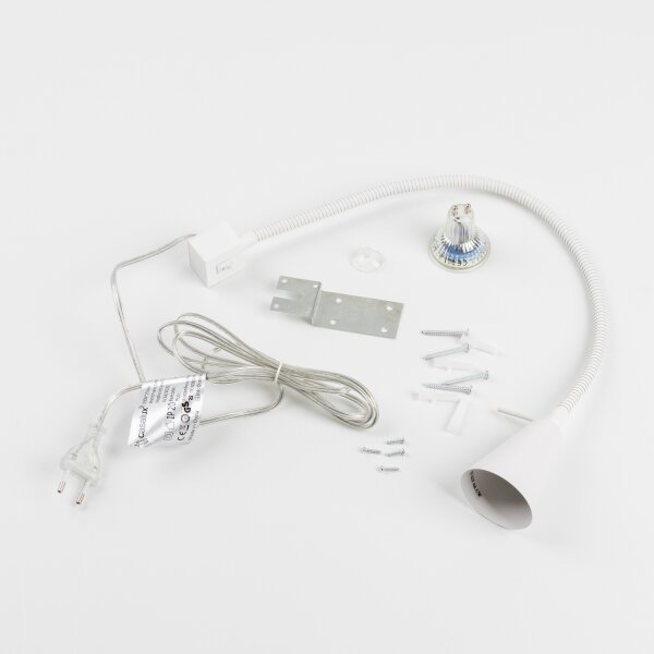 LED lampa s klipom 1xGU10/4,7W/230V biela