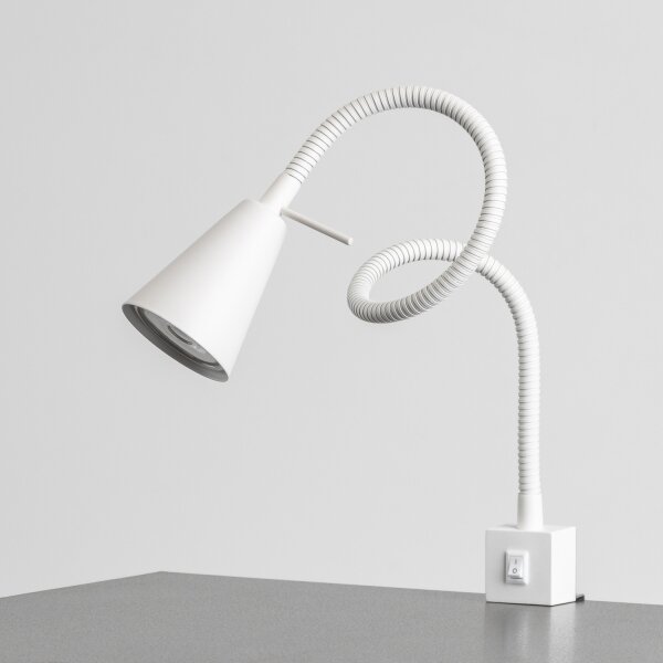LED lampa s klipom 1xGU10/4,7W/230V biela