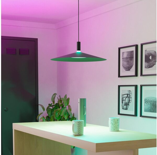 Eglo 902183 - LED RGBW stmievateľné závesné svietidlo na lanku CONOMAVILLA-Z LED/15,5W/230V čierne