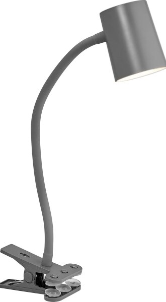 Osram - Stolná lampa s klipom DESK LINE 1xGU10/9W/230V sivá