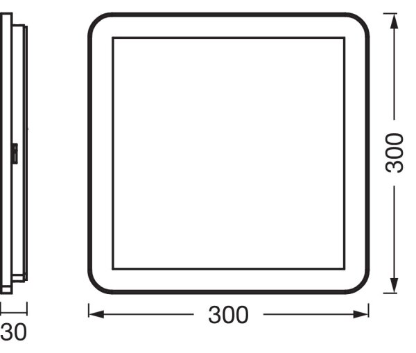 Osram - LED kúpeľňové stropné svietidlo ORBIS DISC LED/22W/230V 30x30 cm IP44 hnedé