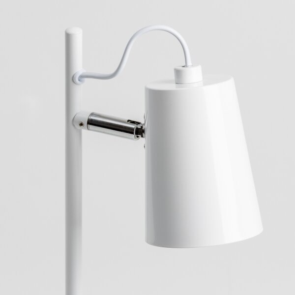 LED stolová lampa 1xE14/4,9W/230V biela