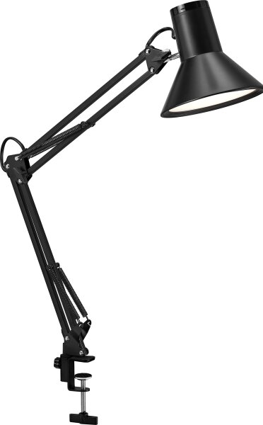 Osram - LED stmievateľná stolná lampa s klipom OFFICE LINE LED/9W/230V 3000K čierna