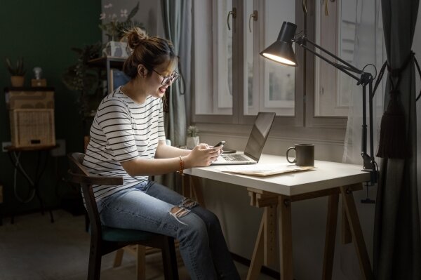 Osram - LED stmievateľná stolná lampa s klipom OFFICE LINE LED/9W/230V 3000K čierna