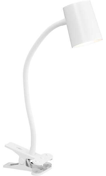 Osram - Stolná lampa s klipom DESK LINE 1xGU10/9W/230V biela