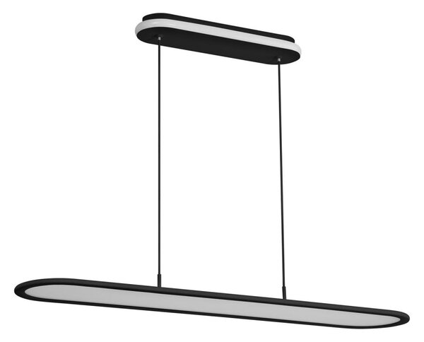 Osram-LED Stmievateľný luster na lanku OFFICE LINE LED/57W/230V 4000K 100 cm čierny