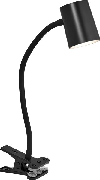 Osram - Stolná lampa s klipom DESK LINE 1xGU10/9W/230V čierna