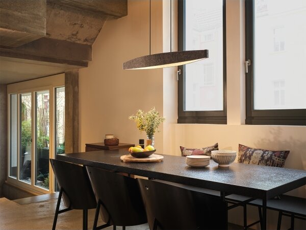 Osram - LED závesný luster na lanku DECOR FLAT LED/23W/230V, sivý