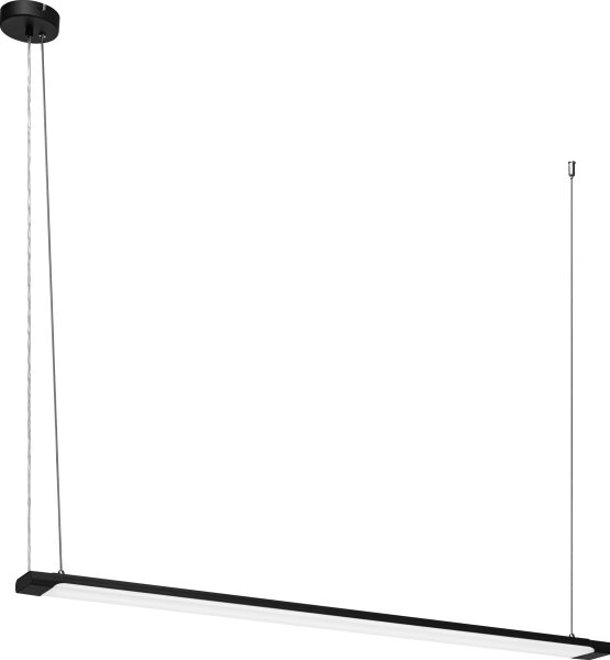 Osram-LED Stmievateľný luster na lankách OFFICE LINE LED/40W/230V 4000K 120 cm čierna