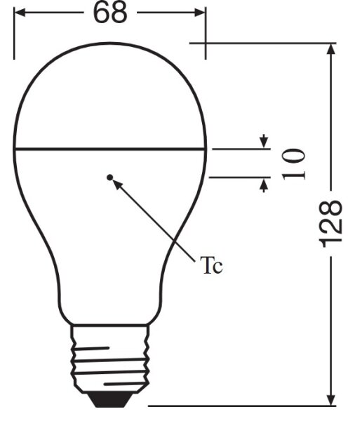 LED žiarovka E27/19W/230V 6500K - Osram