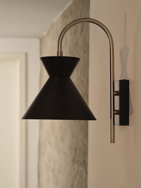 Osram - Nástenné svietidlo DECOR WAIST 1xE27/40W/230V čierne