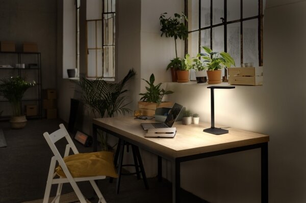 Osram - LED Stmievateľná stolná lampa OFFICE LINE LED/7W/230V čierna