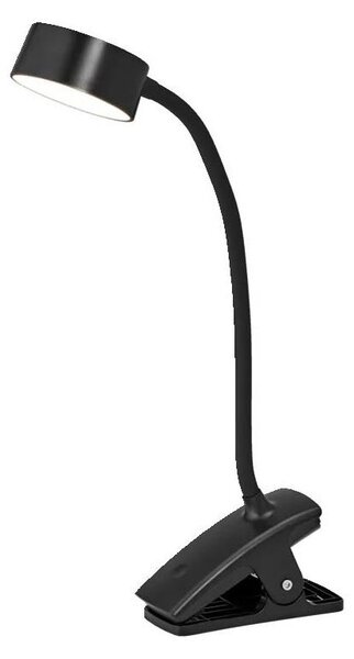 Osram - stmievateľná stolová LED lampa so svorkou OFFICE LINE LED/4,8W/230V čierna