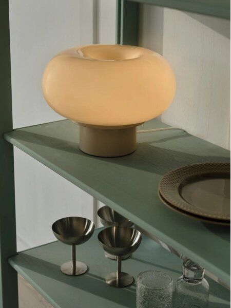 Nordlux - Stolná lampa MALTI 2xE27/10W/230V béžová