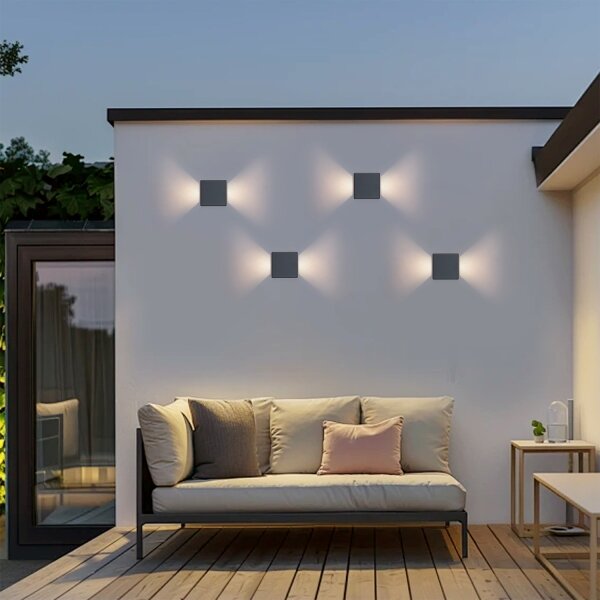 Brilagi - LED Vonkajšie nástenné svietidlo DOUBLERAY LED/6W/230V antracit IP54
