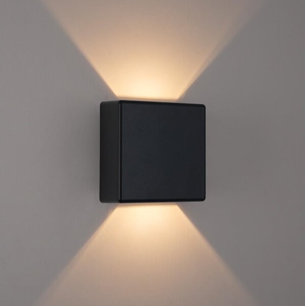 Brilagi - LED vonkajšie nástenné svietidlo DOUBLERAY LED/6W/230V čierne IP54