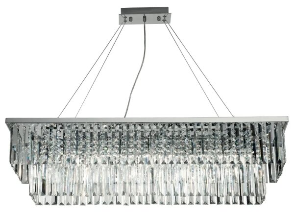 Ondaluce - Krištáľový luster na lanku DAIQUIRI 8xE14/10W/230V lesklý chróm