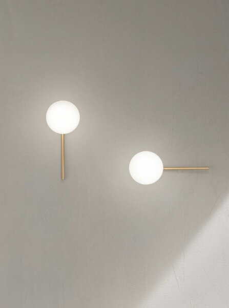 Ondaluce - Nástenné svietidlo JEWEL 1xE14/10W/230V zlatá/biela