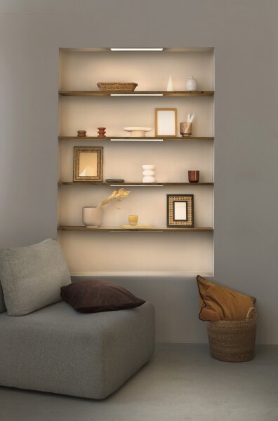 Osram - stmievateľné podskrinkové LED svietidlo so senzorom UNDERCABINET LED/5W/230V biela