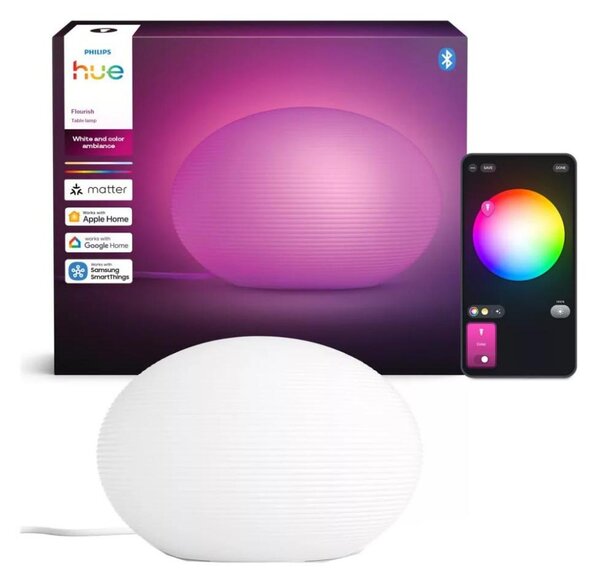 Philips - LED RGB stmievateľná stolná lampa Hue FLOURISH WACA 1xE27/8,1W/230V