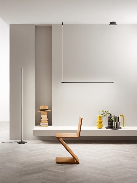 Ondaluce - LED Stmievateľný luster na lanku GENIUS LED/28W/230V čierna