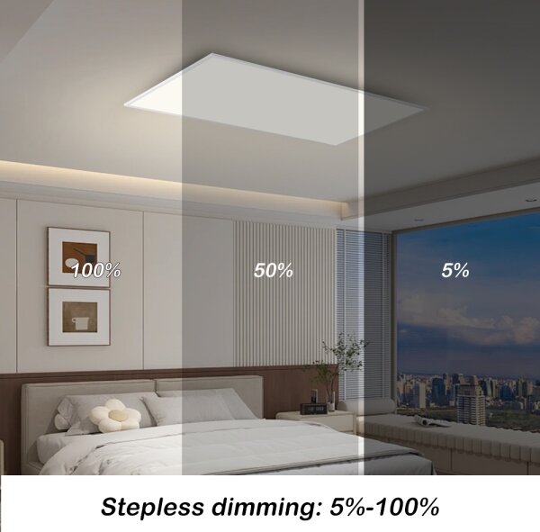 Brilagi - stmievateľné LED stropné svietidlo SLIMFRAME LED/80W/230V 120x60 cm biele + diaľkové ovládanie