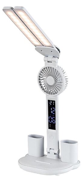 Rabalux 74030 - LED stmievateľná stolová lampa s ventilátorom NOVILO LED/7W/5V