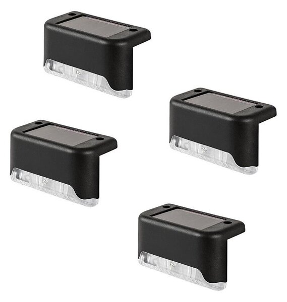 Rabalux 77166 - 4x LED solárne nástenné svietidlo so súmrakovým senzorom ISPRA 0,06W/1,2V 300 mAh IP44