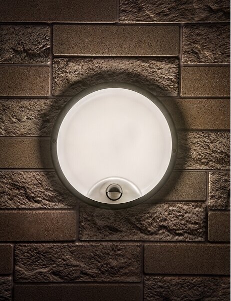 Rabalux 77213 -LED vonkajšie nástenné svietidlo so senzorom LONATO LED/18W/230V IP65 čierne