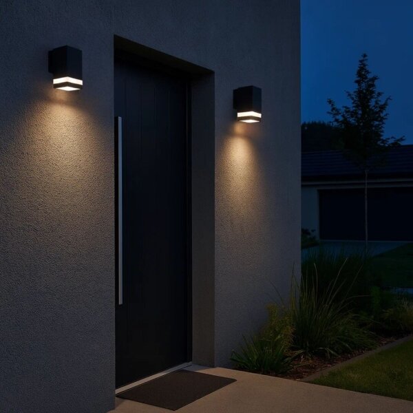 Rabalux 77209 - LED vonkajšie nástenné svietidlo URFA LINE LED/9W/230V IP65 antracit