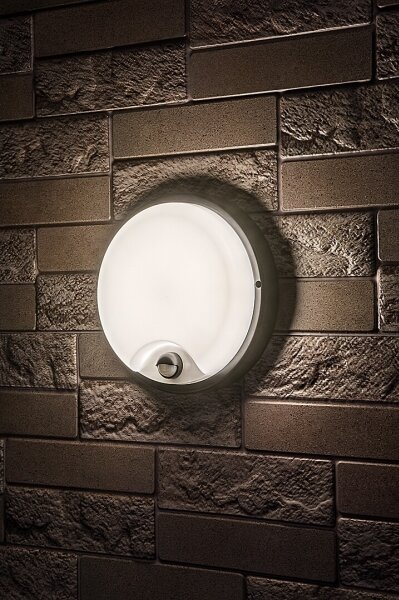 Rabalux 77213 -LED vonkajšie nástenné svietidlo so senzorom LONATO LED/18W/230V IP65 čierne