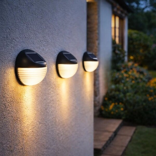 Rabalux 77203 - Solárne nástenné LED svietidlo LERMOS LED/0,06W/1,2V 300 mAh IP44