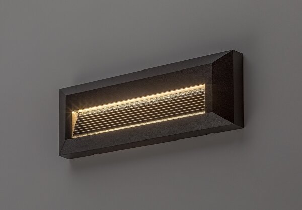 Rabalux 77189 - LED vonkajšie nástenné svietidlo KAVALA LED/6W/230V IP65 čierne