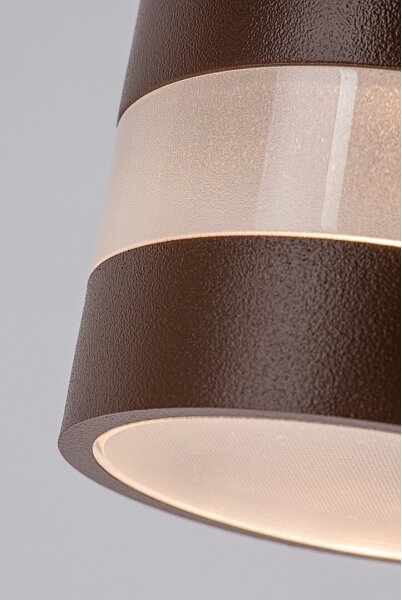 Rabalux 77212 - LED vonkajšie nástenné svietidlo URFA LINE, 16 W, 230 V, IP65, hnedé