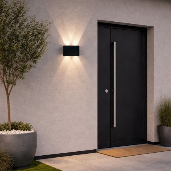 Rabalux 77192 - LED vonkajšie nástenné svietidlo PORTEL 5W/230V 2000/2700/4000K IP65