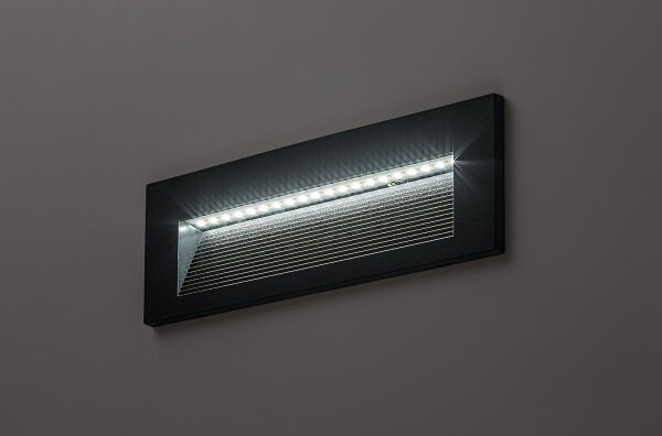 Rabalux 77190 - vonkajšie nástenné LED svietidlo KAVALA LED/6W/230V IP65 čierne