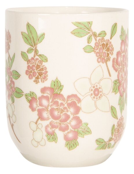 Porcelánový kalíšok na čaj so Sakurou - ∅ 6 * 8 cm / 0,1l