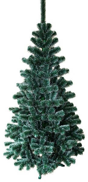 JAKS Vianočný stromček jedľa lux zeleno biela 100 cm