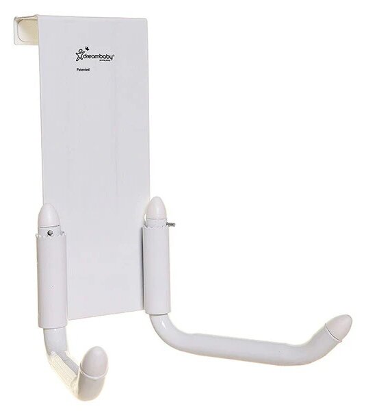 Dreambaby StrollAway držiak na dvere kočíka / nosnosť 22,5 kg / biely
