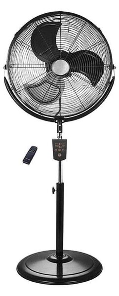 German Stojanový ventilátor s diaľkovým ovládaním / 120 W / Ø 45 cm / čierny
